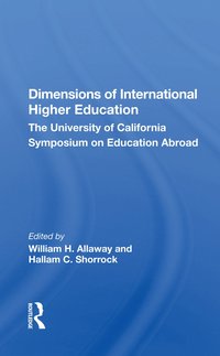 bokomslag Dimensions Of International Higher Education