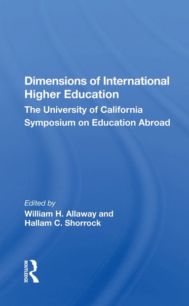 bokomslag Dimensions of International Higher Education