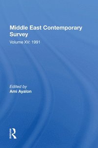 bokomslag Middle East Contemporary Survey, Volume Xv: 1991