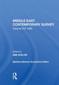 bokomslag Middle East Contemporary Survey, Volume Xvi, 1992