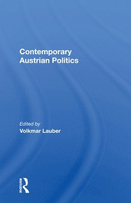 bokomslag Contemporary Austrian Politics