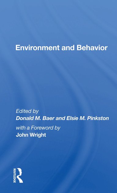 bokomslag Environment And Behavior