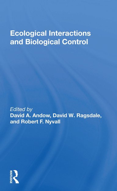 bokomslag Ecological Interactions and Biological Control