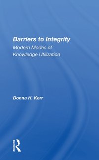 bokomslag Barriers To Integrity