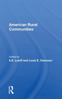 bokomslag American Rural Communities
