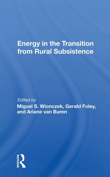 bokomslag Energy in the Transition from Rural Subsistence