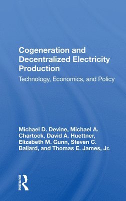 Michael D Devine, Michael D. Devine - Cogeneration And Decentralized Electricity Production, Häftad