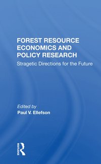 bokomslag Forest Resource Economics And Policy Research