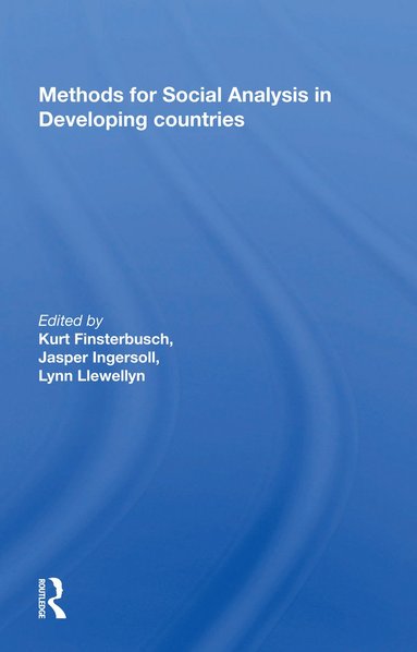 bokomslag Methods For Social Analysis In Developing Countries