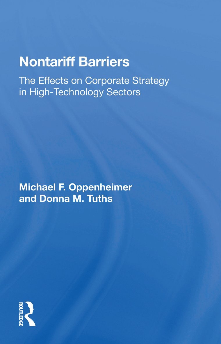Michael F. Oppenheimer - Nontariff Barriers, Häftad