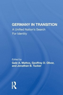 bokomslag Germany In Transition