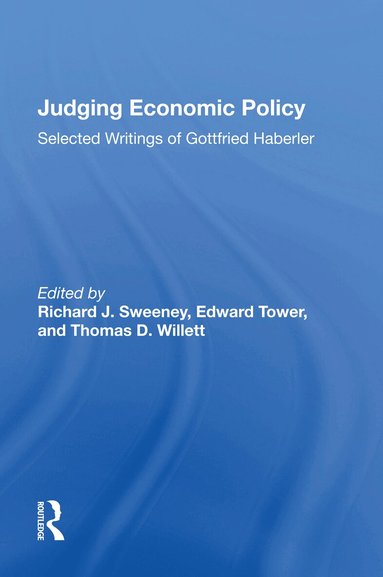 Richard J Sweeney - Judging Economic Policy, Häftad