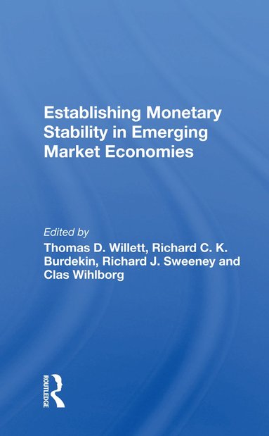 bokomslag Establishing Monetary Stability in Emerging Market Economies