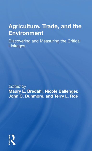 bokomslag Agriculture, Trade, and the Environment