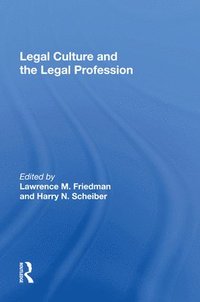 bokomslag Legal Culture And The Legal Profession