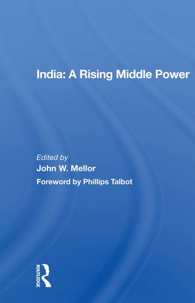 bokomslag India: A Rising Middle Power