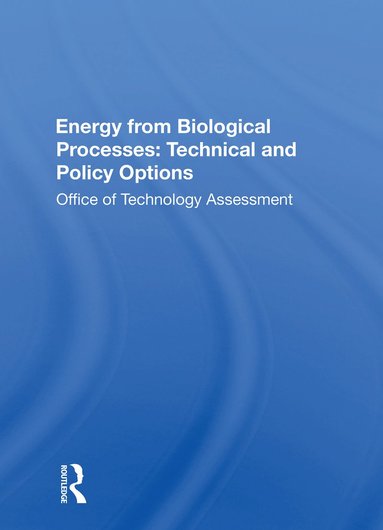 bokomslag Energy From Biological Processes