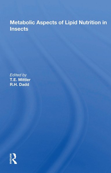 bokomslag Metabolic Aspects of Lipid Nutrition in Insects