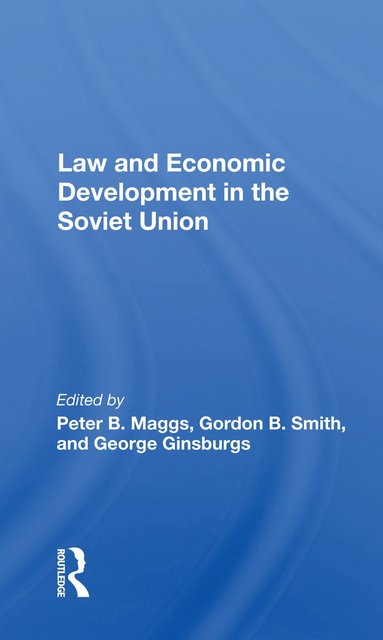 bokomslag Law And Economic Development In The Soviet Union