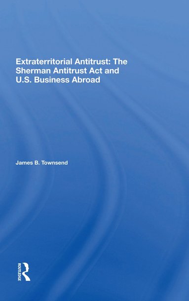 bokomslag Extraterritorial Antitrust