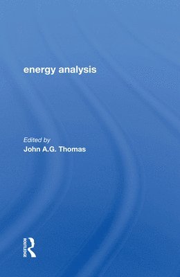 bokomslag Energy Analysis