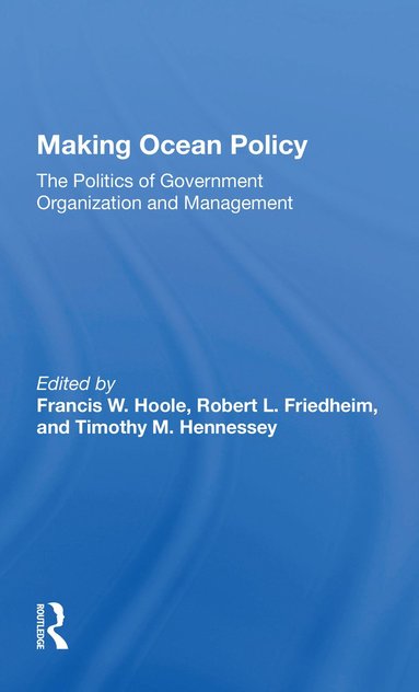 bokomslag Making Ocean Policy