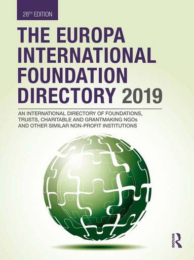 Europa Publications - Europa International Foundation Directory 2019, Inbunden