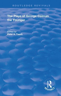 Plays of George Colman the Younger