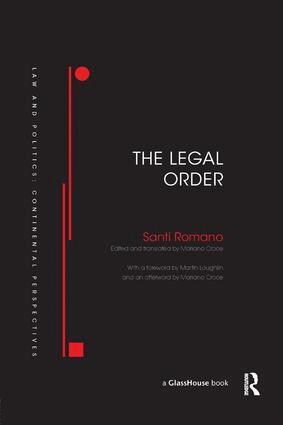 Santi Romano - Legal Order, Häftad
