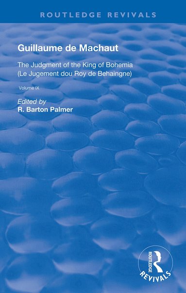Guillaume de Mauchaut, R. Barton Palmer - Judgement of the King of Bohemia, Häftad