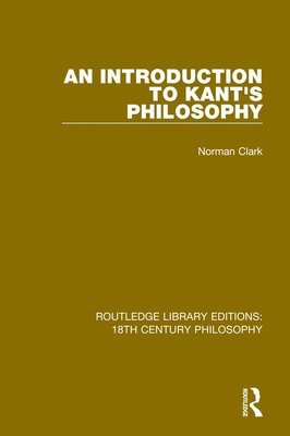 An Introduction to Kant's Philosophy 1
