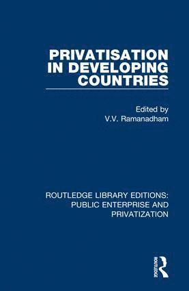 bokomslag Privatisation in Developing Countries