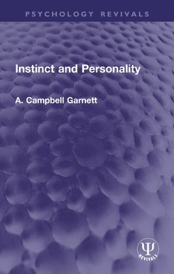 bokomslag Instinct and Personality