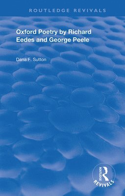 Oxford Poetry by Richard Eedes and George Peele 1