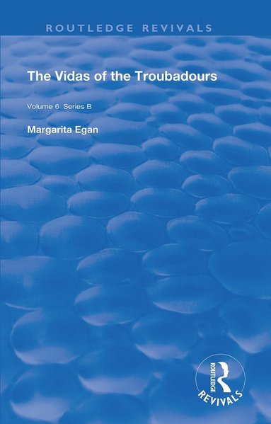 bokomslag Vidas of The Troubadours