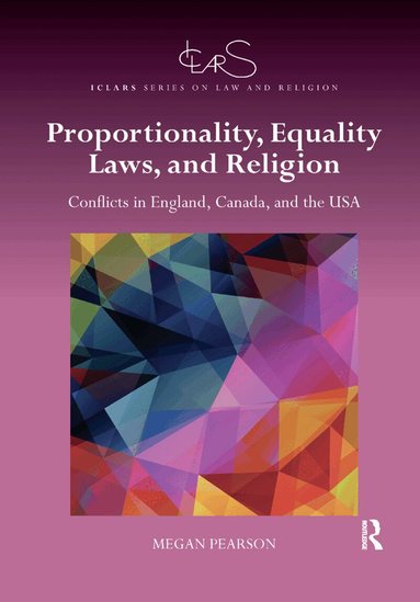 Megan Pearson - Proportionality, Equality Laws, and Religion, Häftad