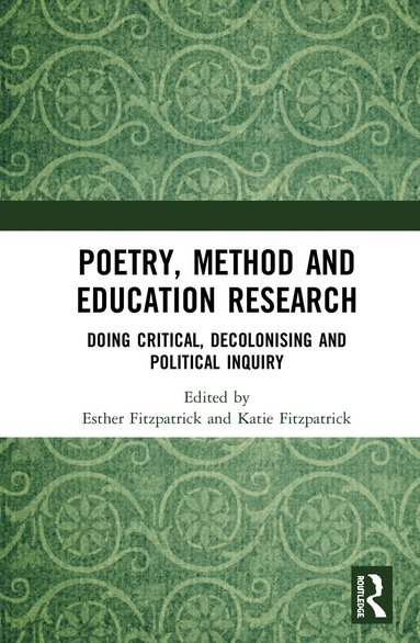 bokomslag Poetry, Method and Education Research