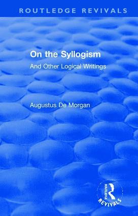 On the Syllogism 1