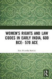 bokomslag Womens Rights and Law Codes in Early India, 600 BCE570 ACE