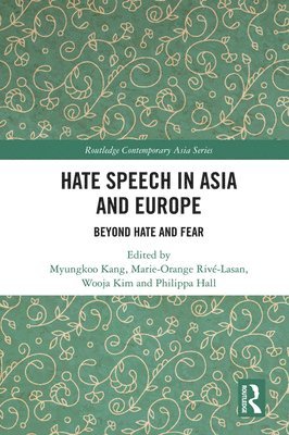 bokomslag Hate Speech in Asia and Europe