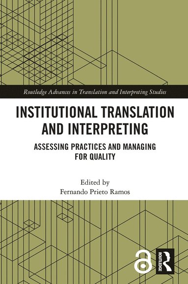 bokomslag Institutional Translation and Interpreting