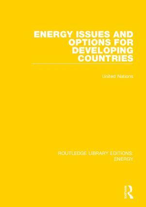 United Nations - Energy Issues and Options for Developing Countries, Inbunden
