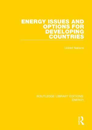 bokomslag Energy Issues and Options for Developing Countries