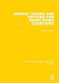 bokomslag Energy Issues and Options for Developing Countries