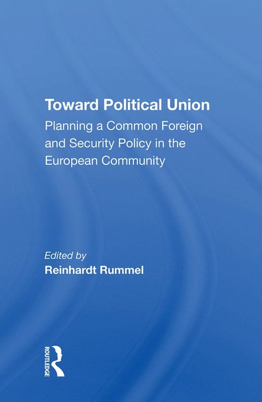 bokomslag Toward Political Union