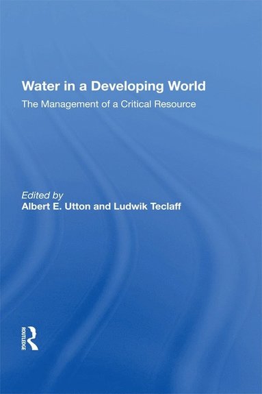 bokomslag Water In A Developing World