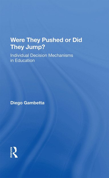 Diego Gambetta - Were They Pushed Or Did They Jump?, Inbunden