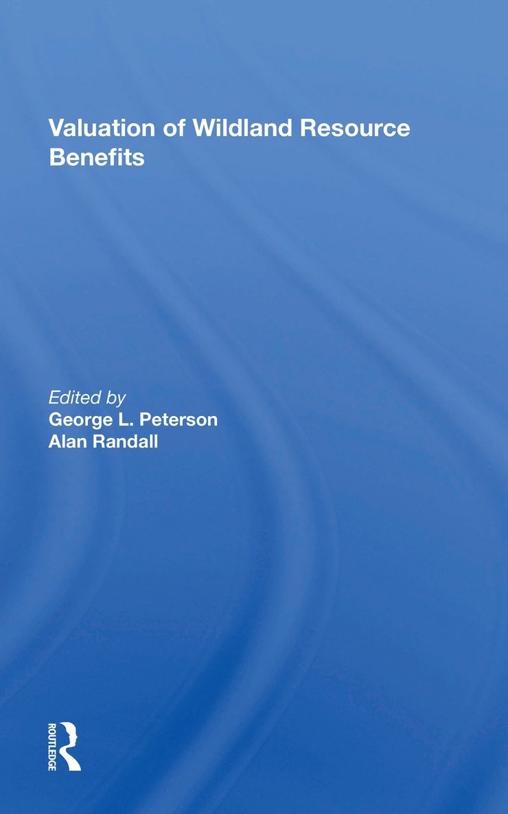 Valuation Of Wildland Resource Benefits
