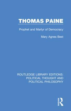 Mary Agnes Best - Thomas Paine, Häftad
