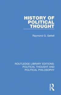 bokomslag History of Political Thought